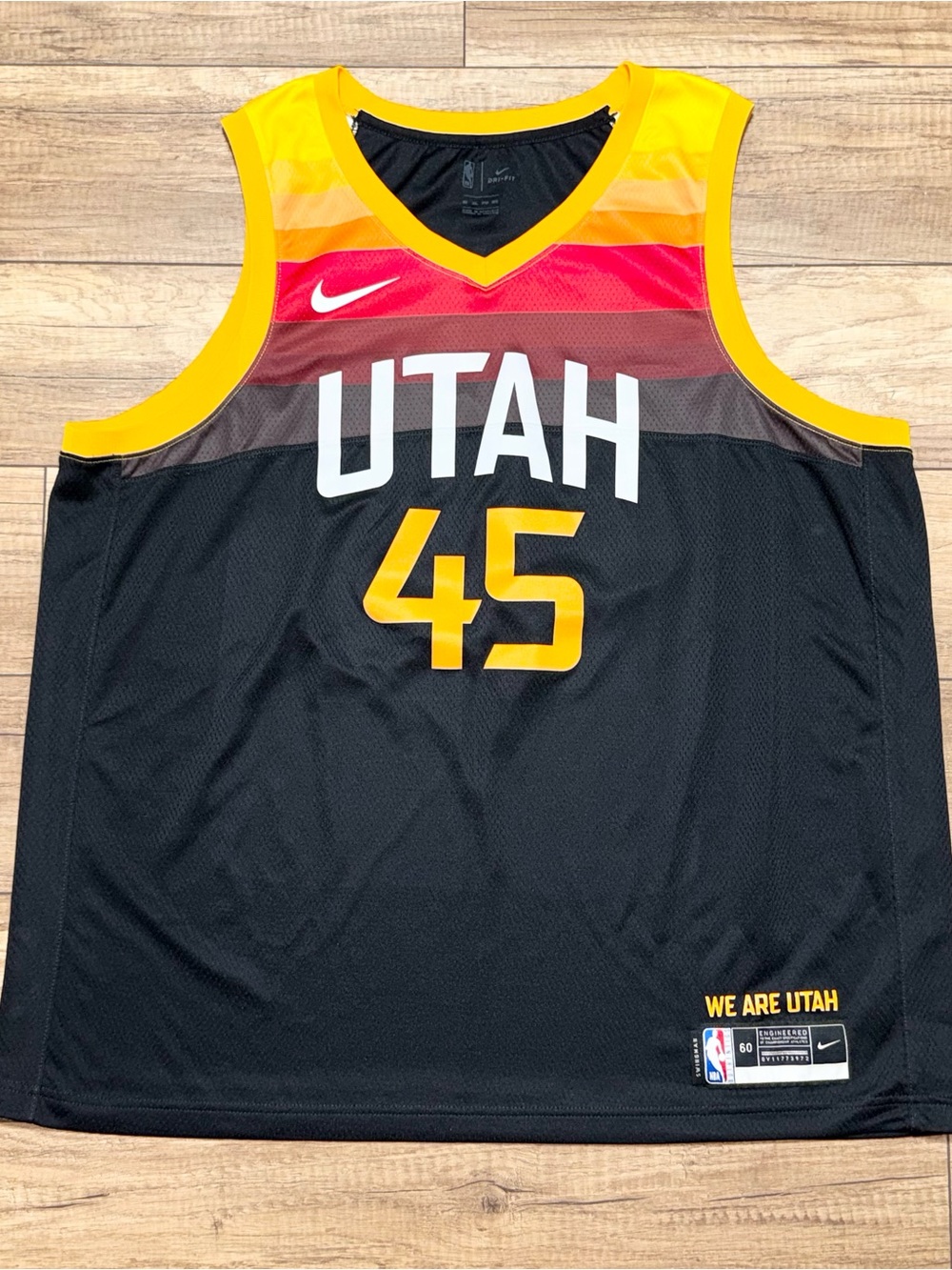 Nike Utah Jazz Donovan Mitchell Dark City Swingman Edition Jersey Mens 3XL